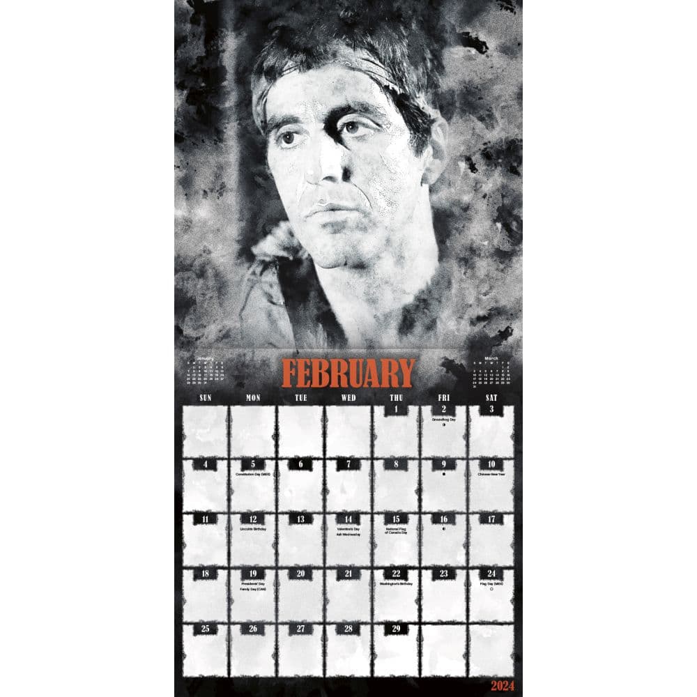 Scarface 2024 Wall Calendar Alt3