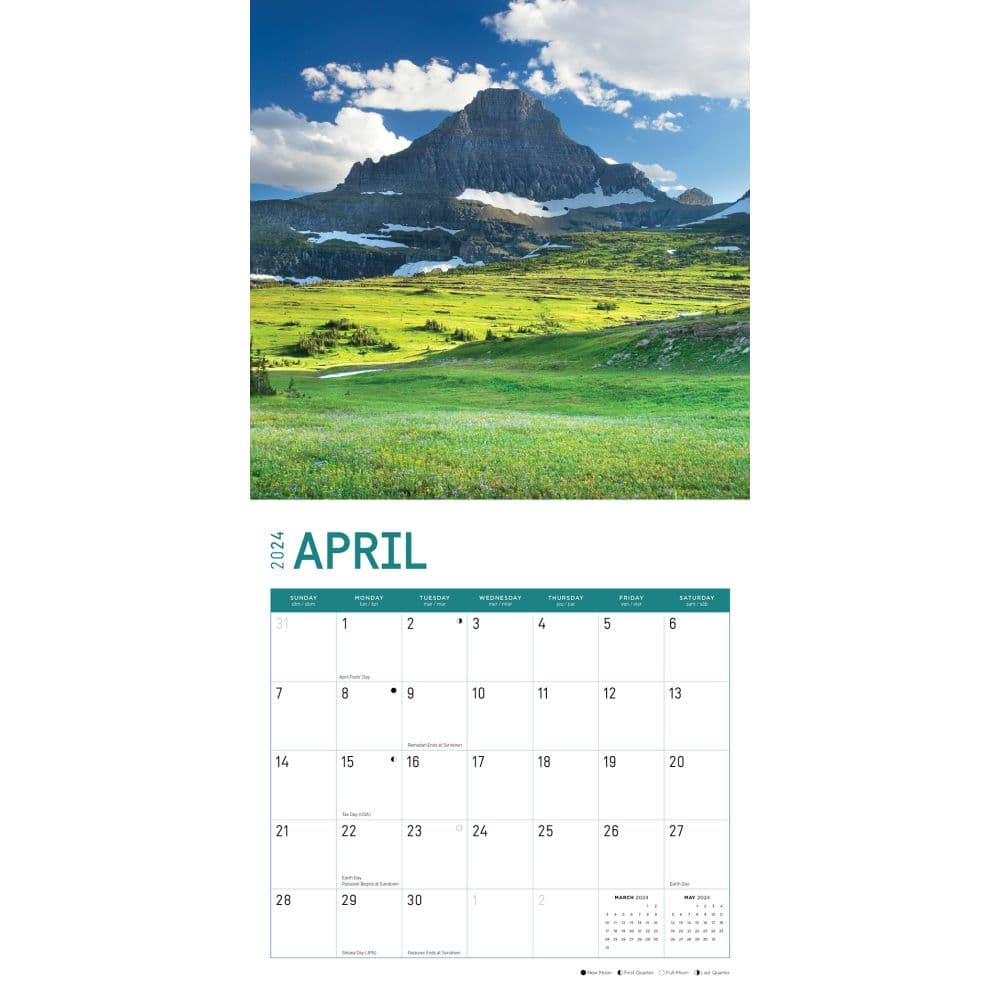 Glacier National Park 2024 Wall Calendar