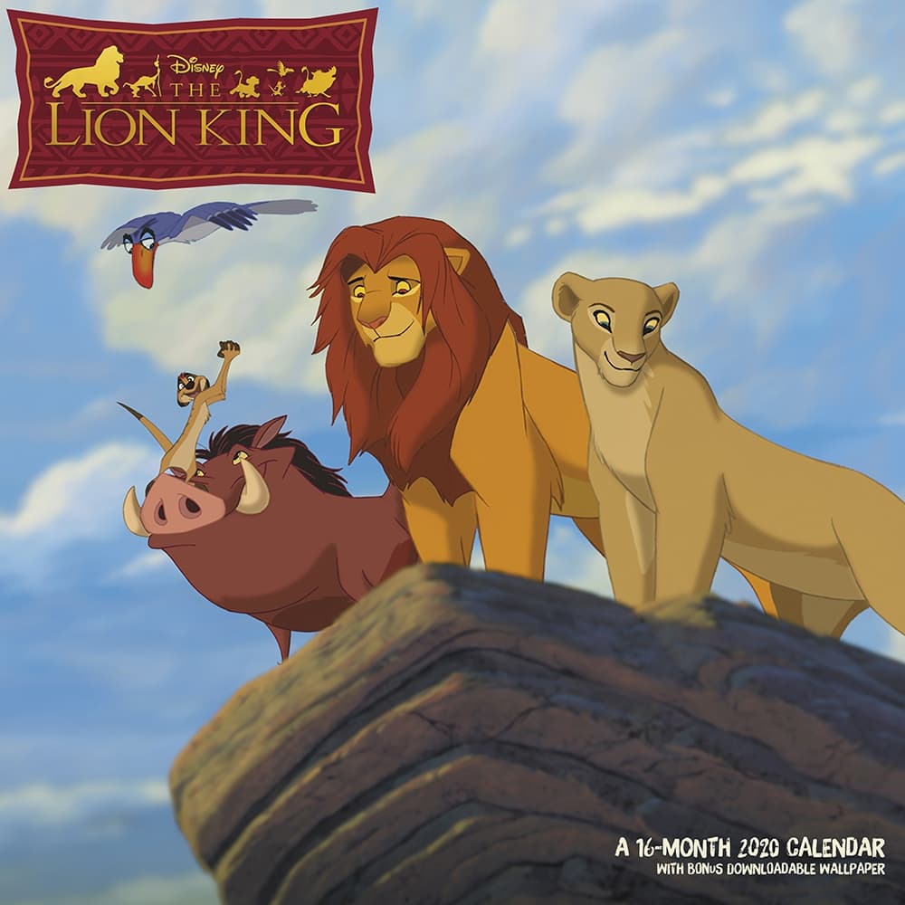 Lion King Wall Calendar