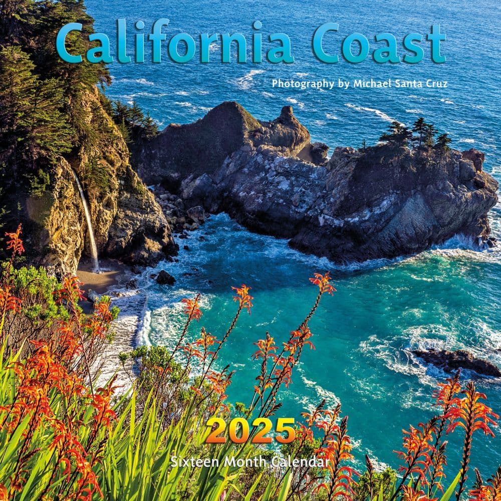 California Coast 2025 Wall Calendar