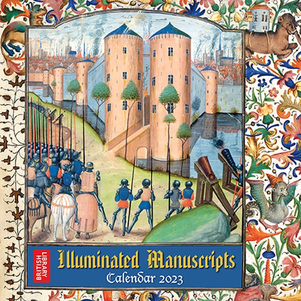 Illuminated Manuscripts 2023 Wall Calendar