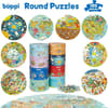 image Map of USA 150 Piece Round Puzzle Fifth Alternate Image