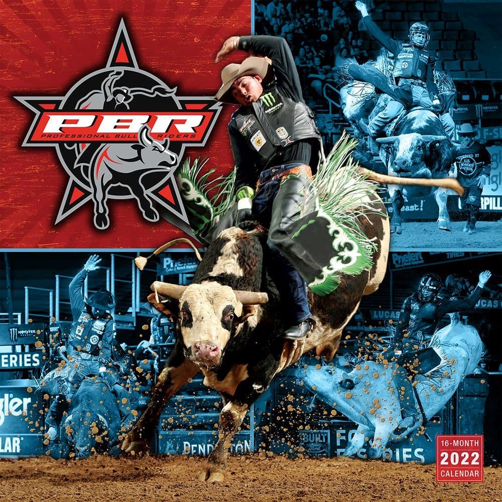 PBR Professional Bull Riders 2022 Wall Calendar