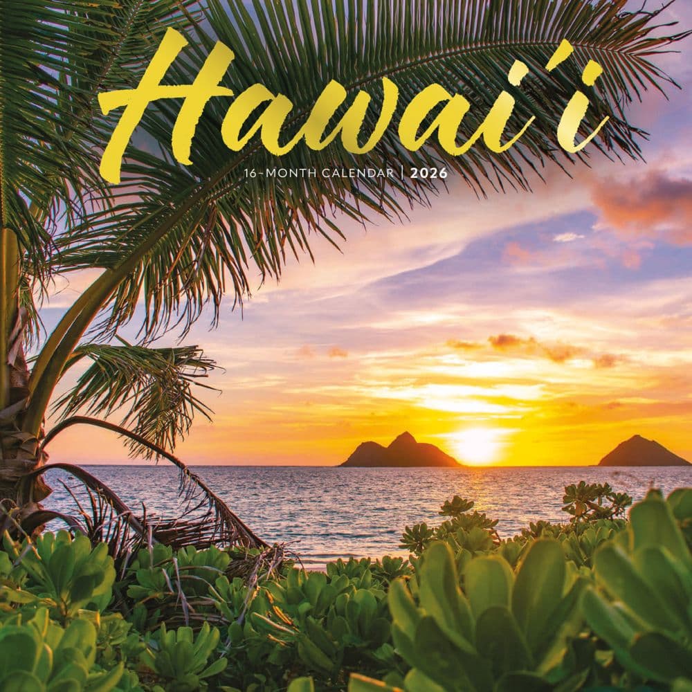 Hawaii 2026 Wall Calendar Main Image