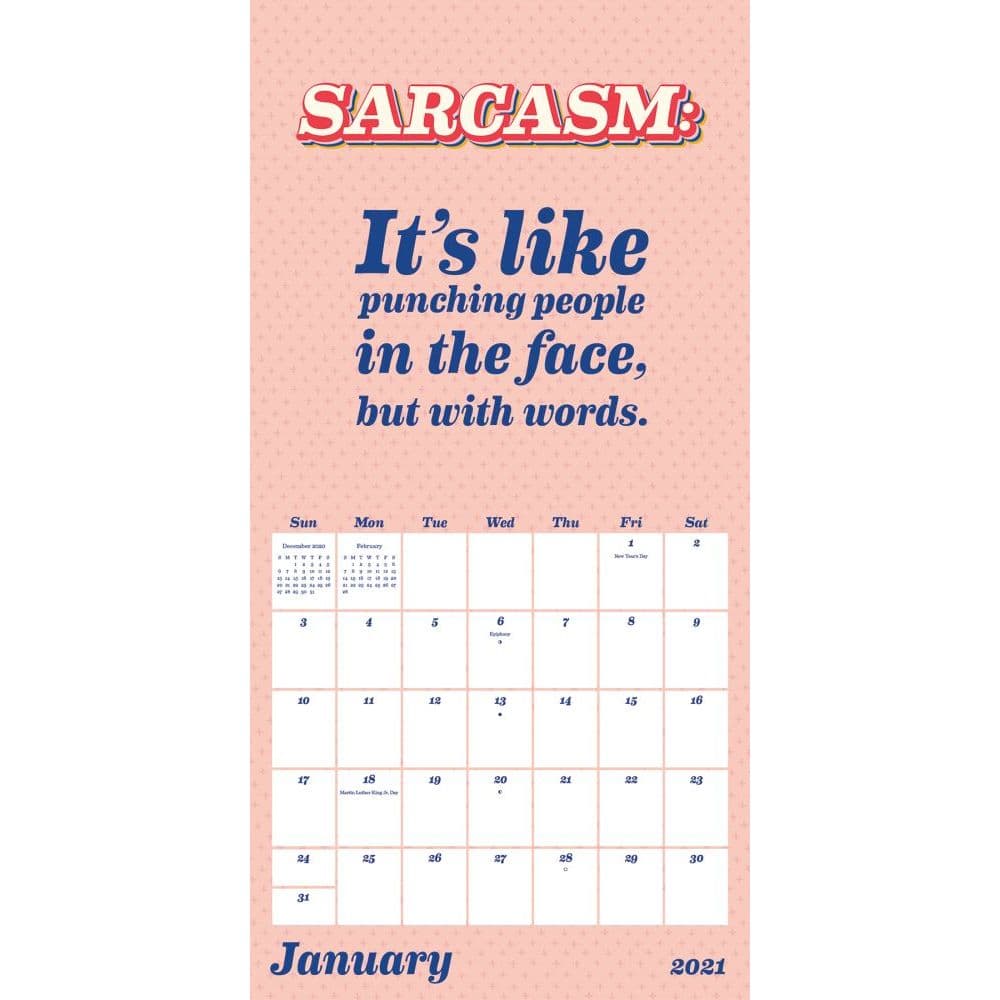 Keep it Sassy Wall Calendar SV