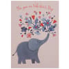 image Elephant and Hearts Valentine&#39;s Day Card First Alternate Image width=&quot;1000&quot; height=&quot;1000&quot;