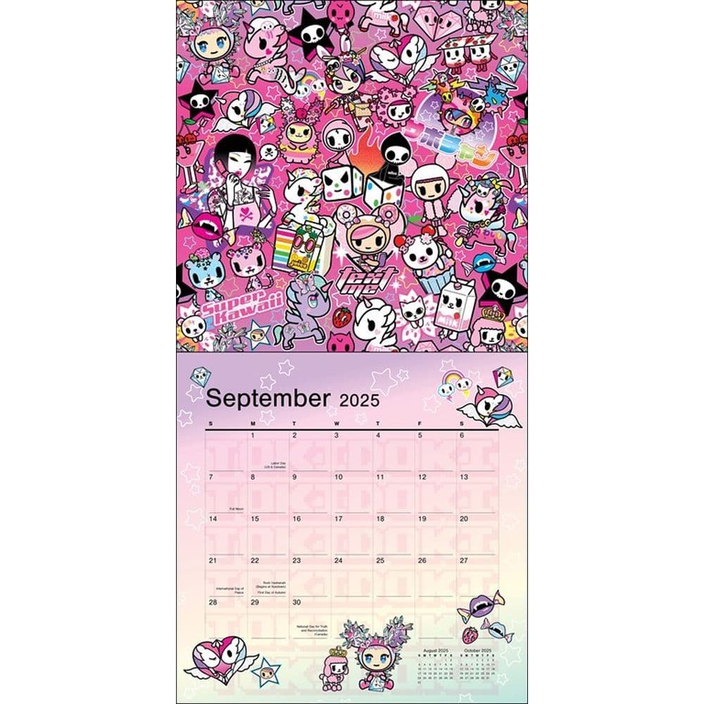 TokiDoki 2025 Wall Calendar Fourth Alternate Image width=&quot;1000&quot; height=&quot;1000&quot;
