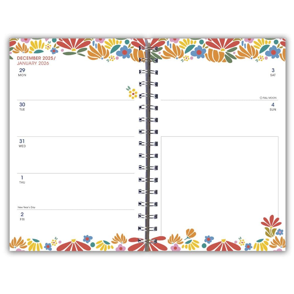 Designer Folksy Florals Weekly 2026 Planner Third Alternate Image