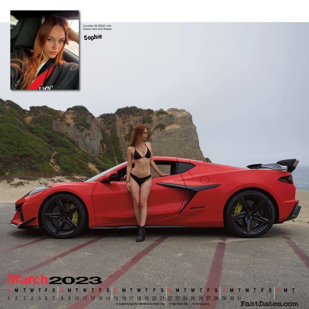 Beautiful Moto Girls 2026 Wall Calendar Fourth Alternate Image