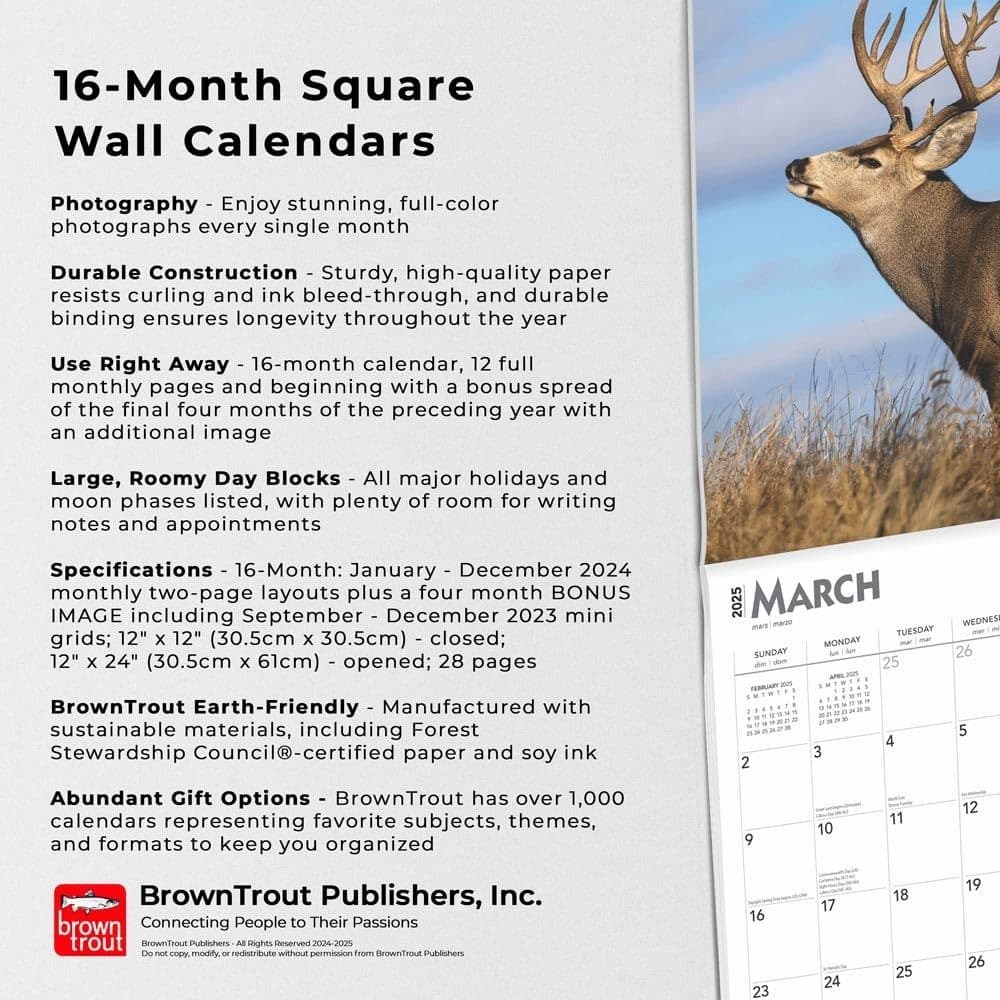 Monster Bucks 2025 Wall Calendar Fifth Alternate Image