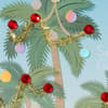 image Palm Trees and Ornaments Christmas Card  Fourth Alternate Image width=&quot;1000&quot; height=&quot;1000&quot;