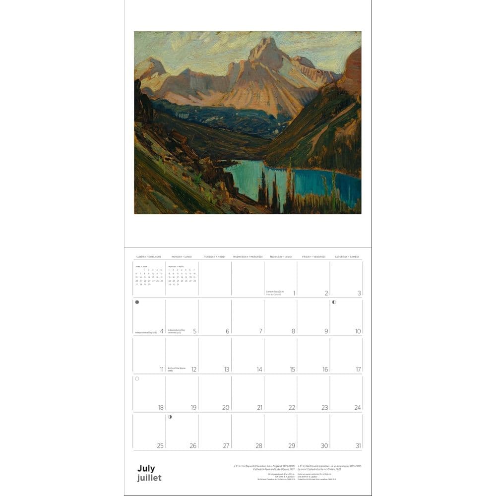 Group of Seven 2027 Wall Calendar Fifth Alternate Image