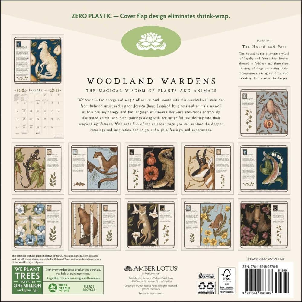 Woodland Wardens 2025 Wall Calendar First Alternate Image width=&quot;1000&quot; height=&quot;1000&quot;