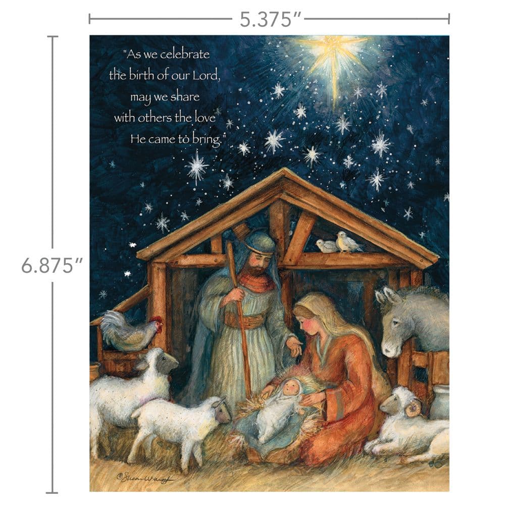 Holy Family Christmas Cards by Susan Winget Fourth Alternate Image