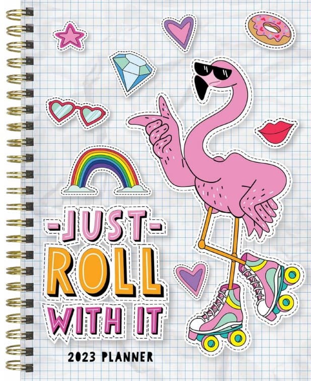 TF Publishing Roll With It 2023 Medium Daily Weekly Monthly Planner