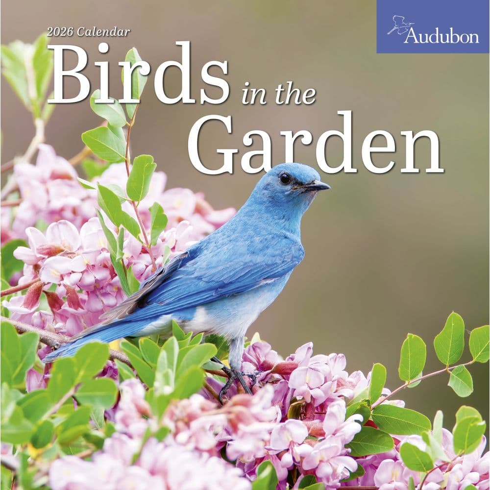 Audubon Garden Birds 2026 Wall Calendar Main Image