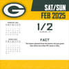 image NFL Green Bay Packers 2025 Desk Calendar