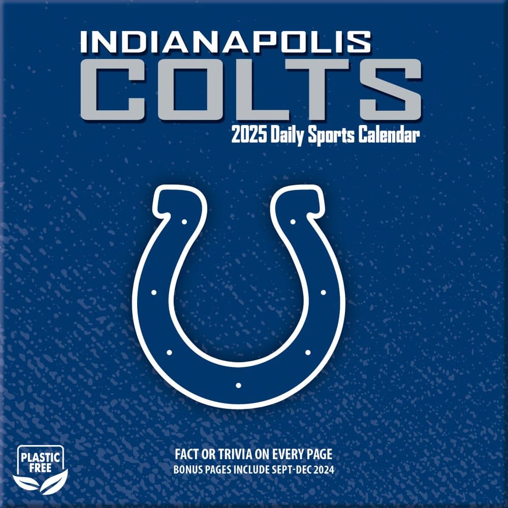 NFL Indianapolis Colts 2025 Desk Calendar First Alternate Image width="1000" height="1000"