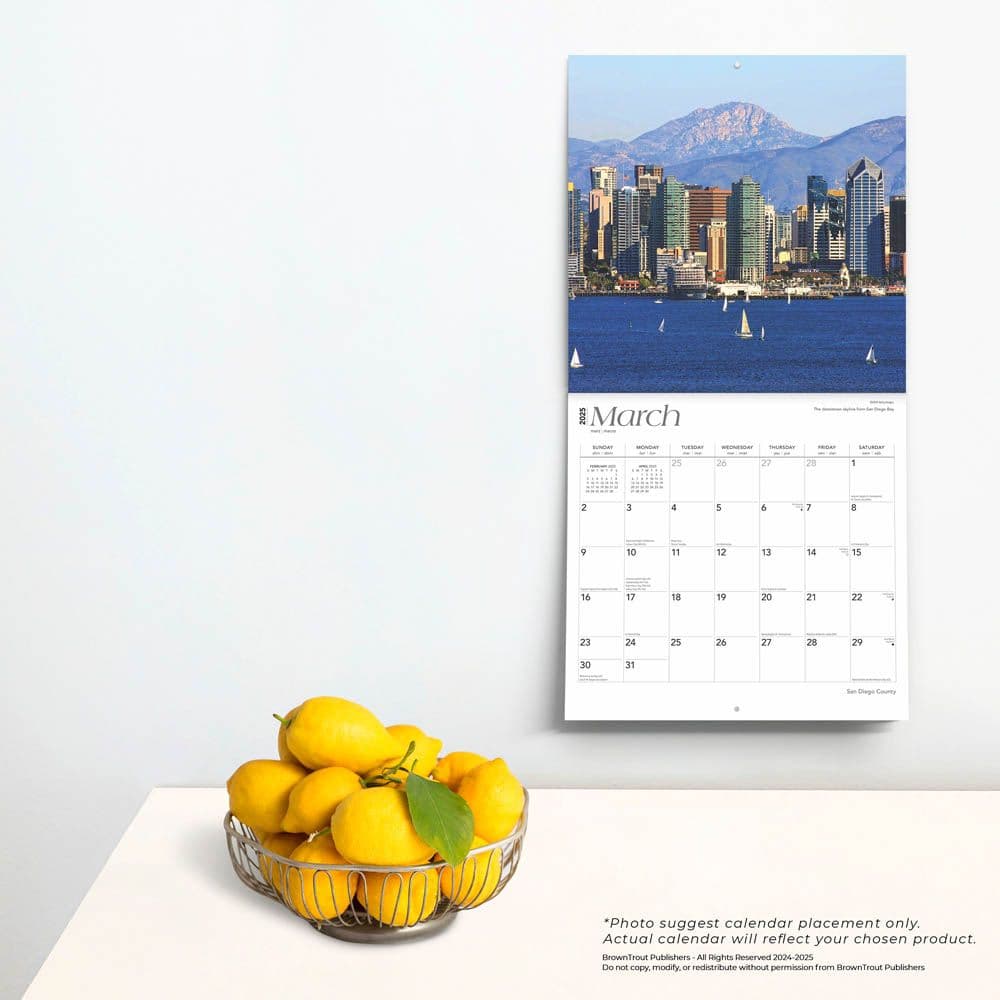 San Diego 2025 Wall Calendar Fourth Alternate Image