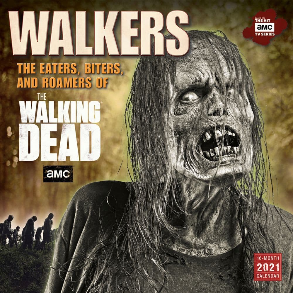 2021 Walking Dead Walkers Wall Calendar