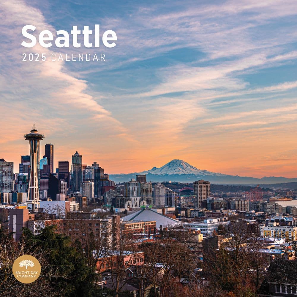 Seattle 2025 Wall Calendar