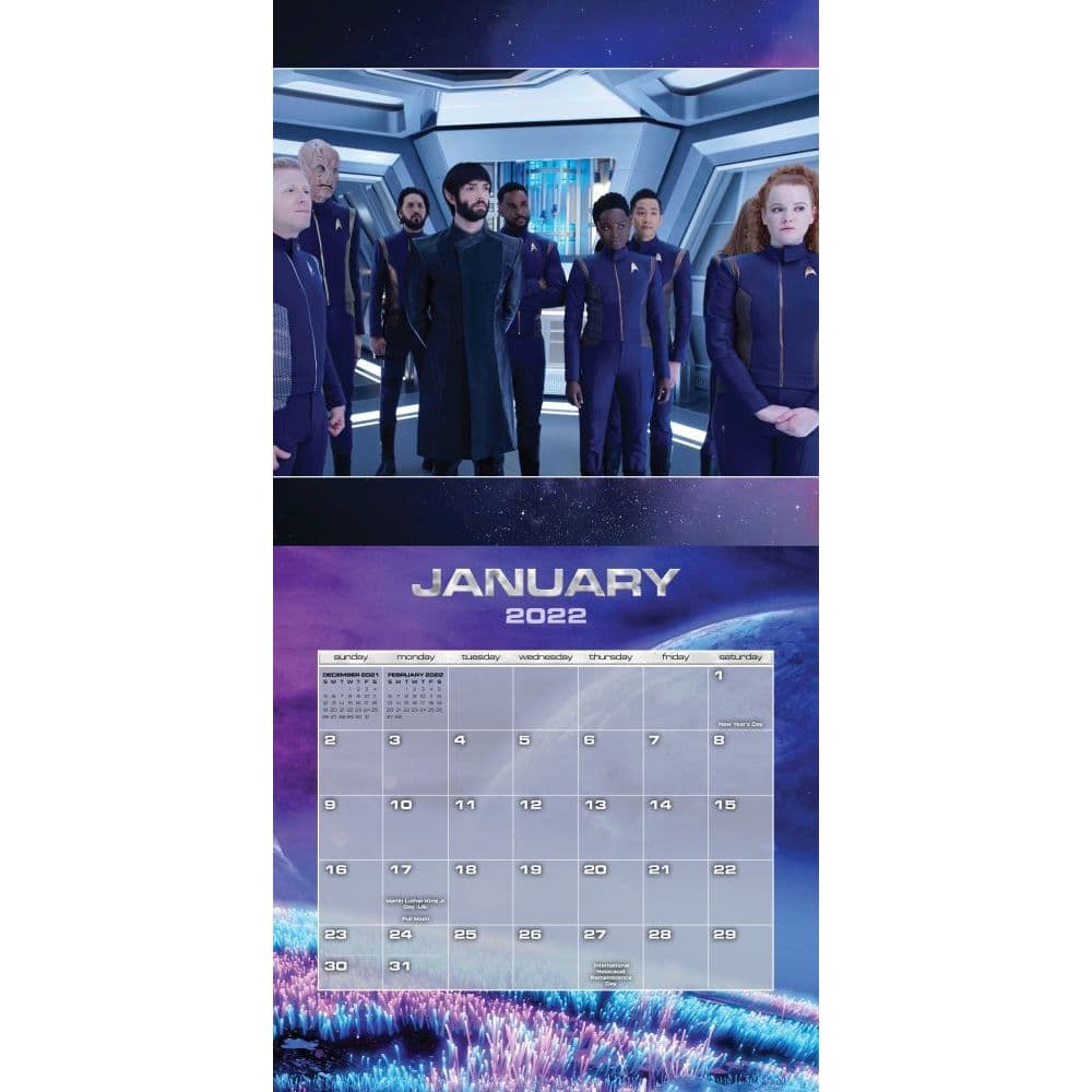 Star Trek Discovery 2022 Wall Calendar - Calendars.com