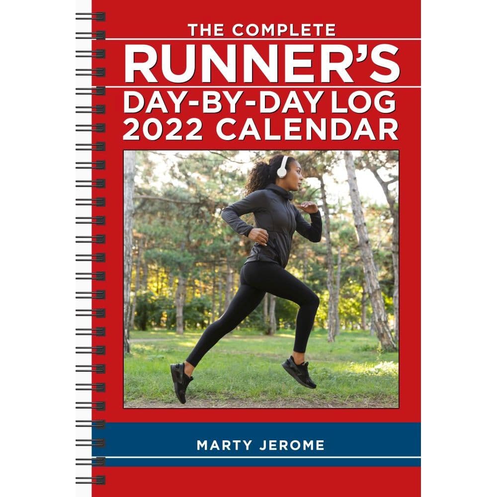 complete runners day by day log 2022 planner calendar