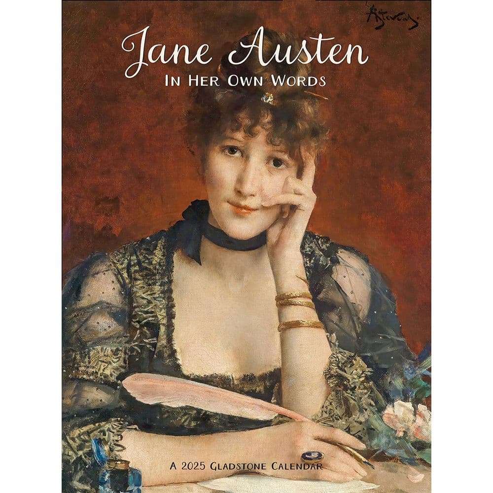 Jane Austen In her Own Words 2025 Wall Calendar - Calendars.com