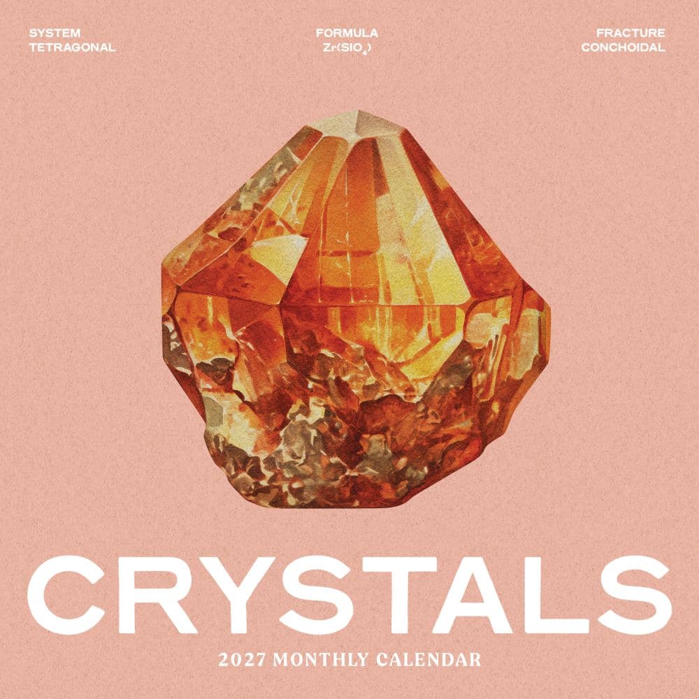 Crystals 2027 Wall Calendar Main Product Image