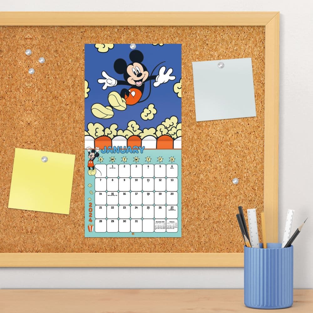 Mickey Mouse 2024 Mini Wall Calendar