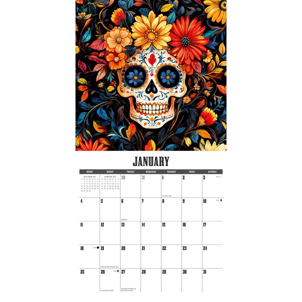 Day of the Dead 2026 Wall Calendar Second Alternate Image