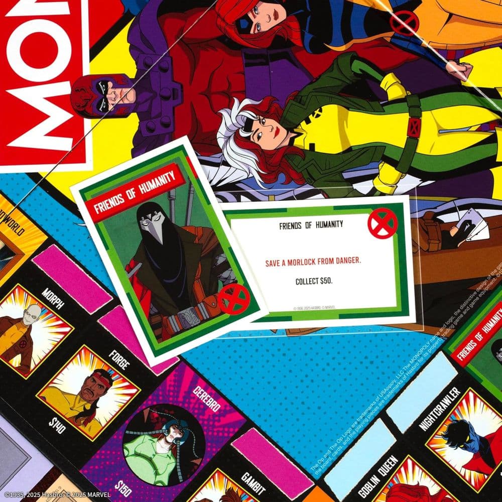 Monopoly X-Men 97 Edition Board Game Sixth Alternate Image