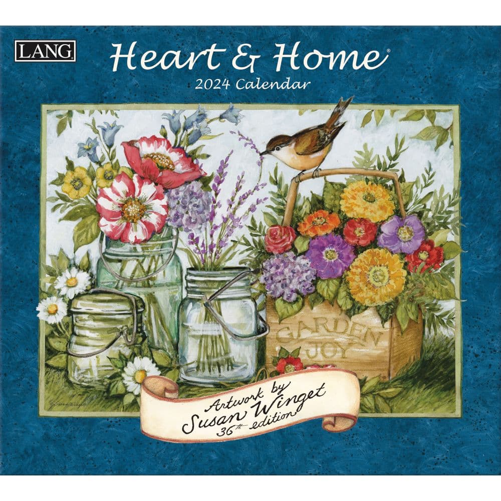 Heart and Home 2024 Wall Calendar