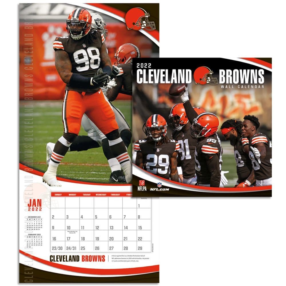 Nfl Cleveland Browns 2022 Mini Wall Calendar - Calendars.com