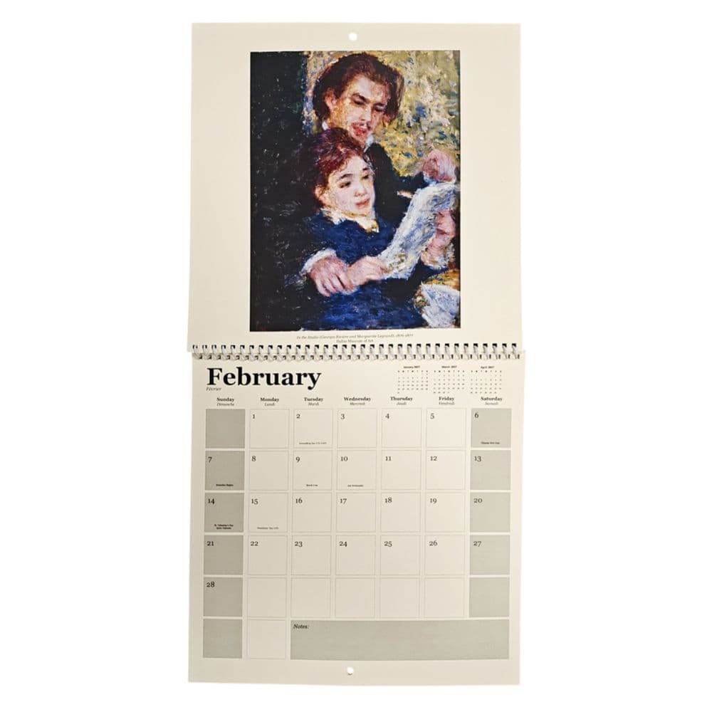 Renoir Square 2027 Wall Calendar Third Alternate Image
