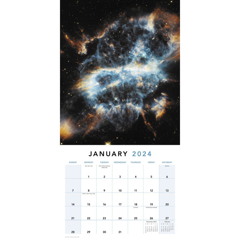 Galaxies 2025 Wall Calendar