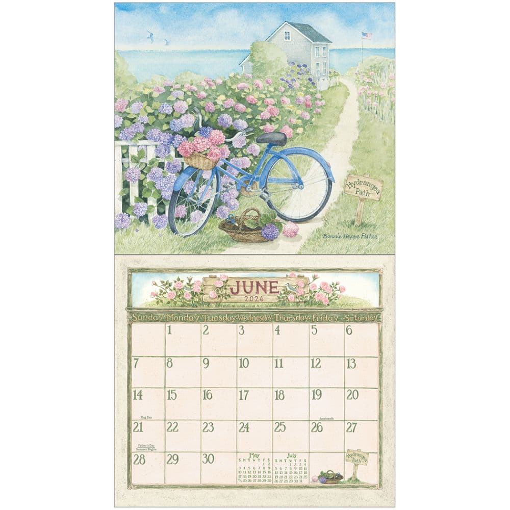 Garden Path by Bonne Heppe Fisher 2026 Wall Calendar Second Alternate Image