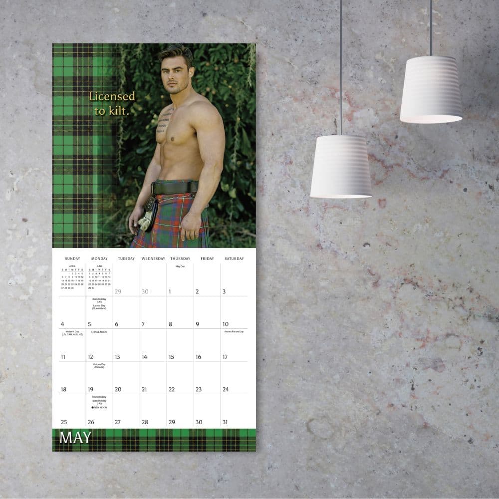 Kilty Pleasures 2025 Wall Calendar - Calendars.com