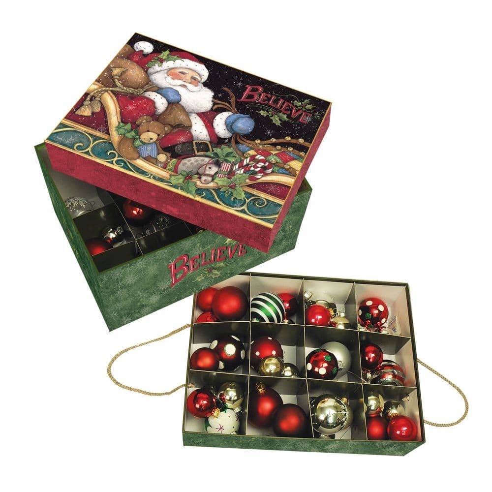 Santa Believe Ornament Box by Susan Winget Alternate Image 1