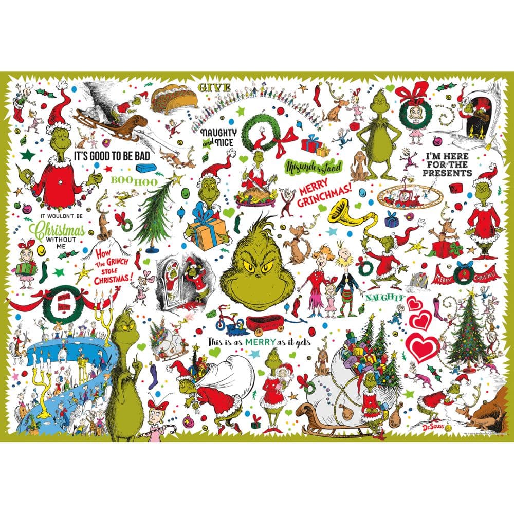 Grinch Stole Christmas 1000 Piece Puzzle First Alternate Image