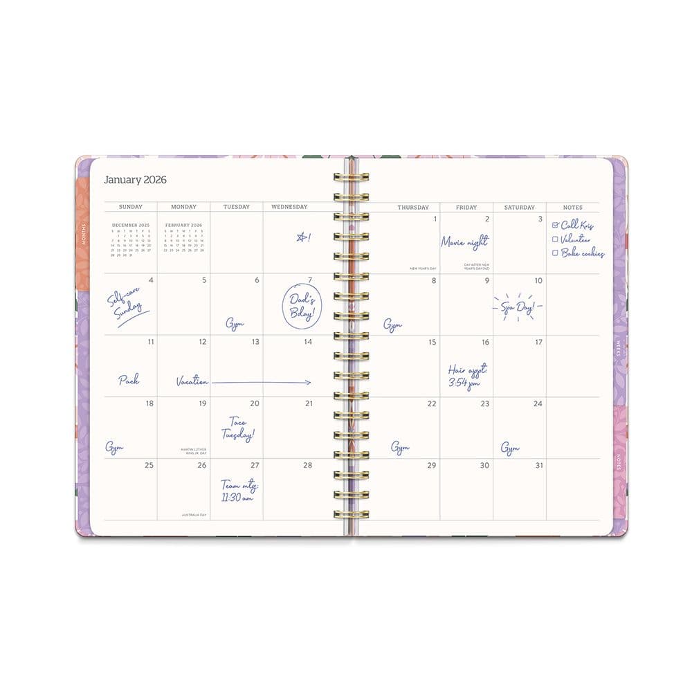 Secret Garden Tri Tab 2026 Planner Second Alternate Image