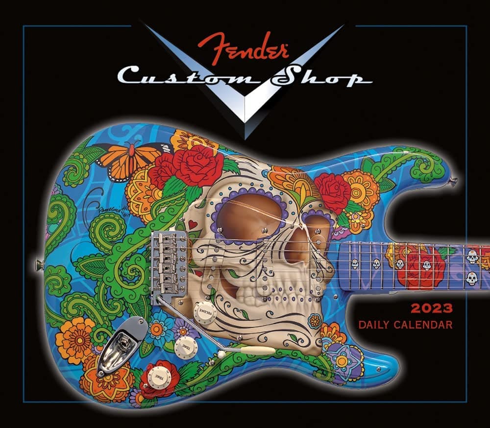 Fender Custom Shop Guitar 2023 Desk Calendar