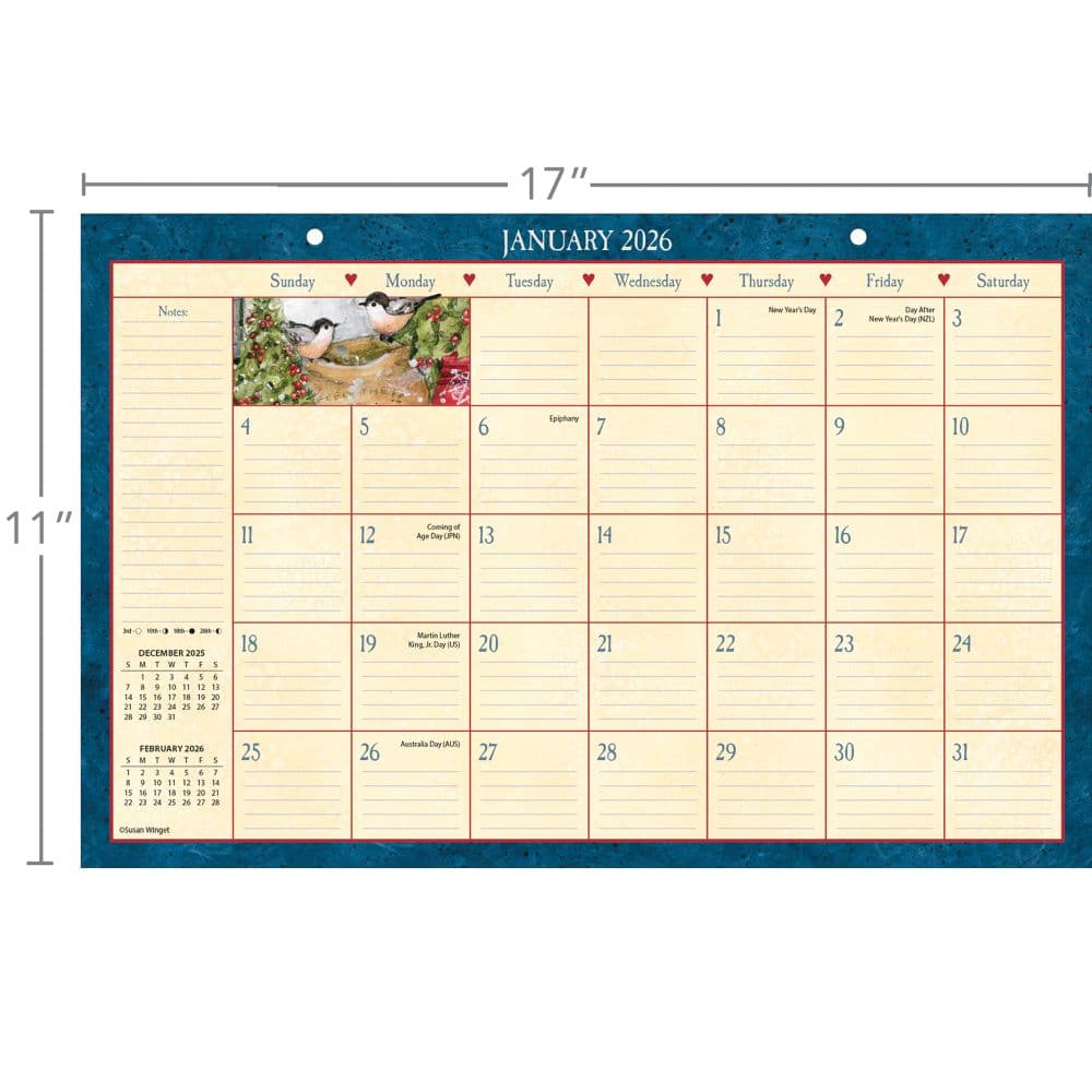 Heart and Home 2026 Desk Pad Alt4