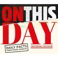 image On This Day 2027 Desk Calendar Main Image