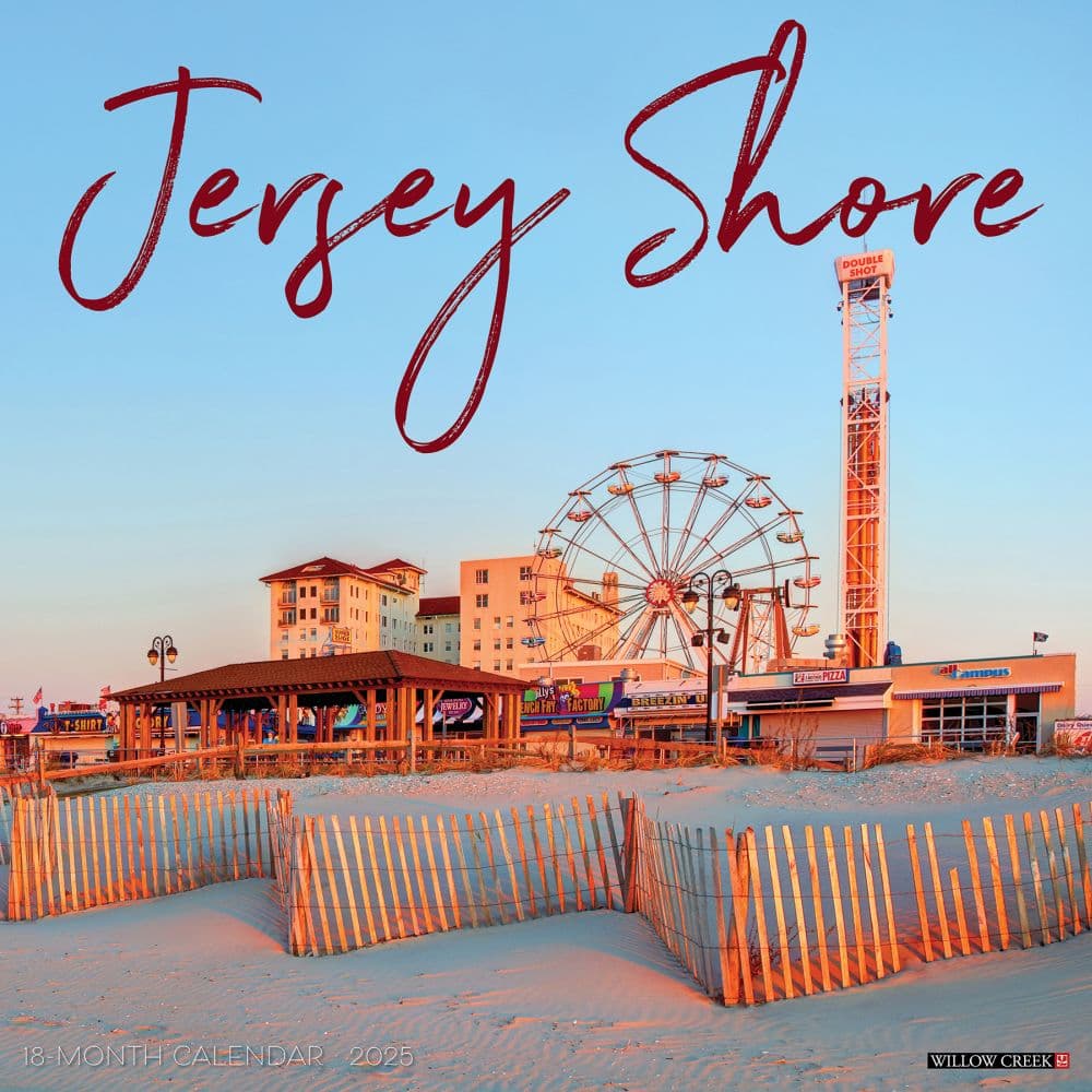 Jersey Shore 2025 Wall Calendar