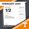 image COL Tennessee Volunteers 2025 Desk Calendar weekend view