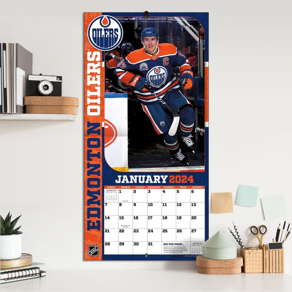 NHL Connor McDavid 2024 Wall Calendar Fourth Alternate Image width=&quot;1000&quot; height=&quot;1000&quot;