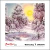 image Bob Ross 2026 Desk Calendar Second Alternate Image