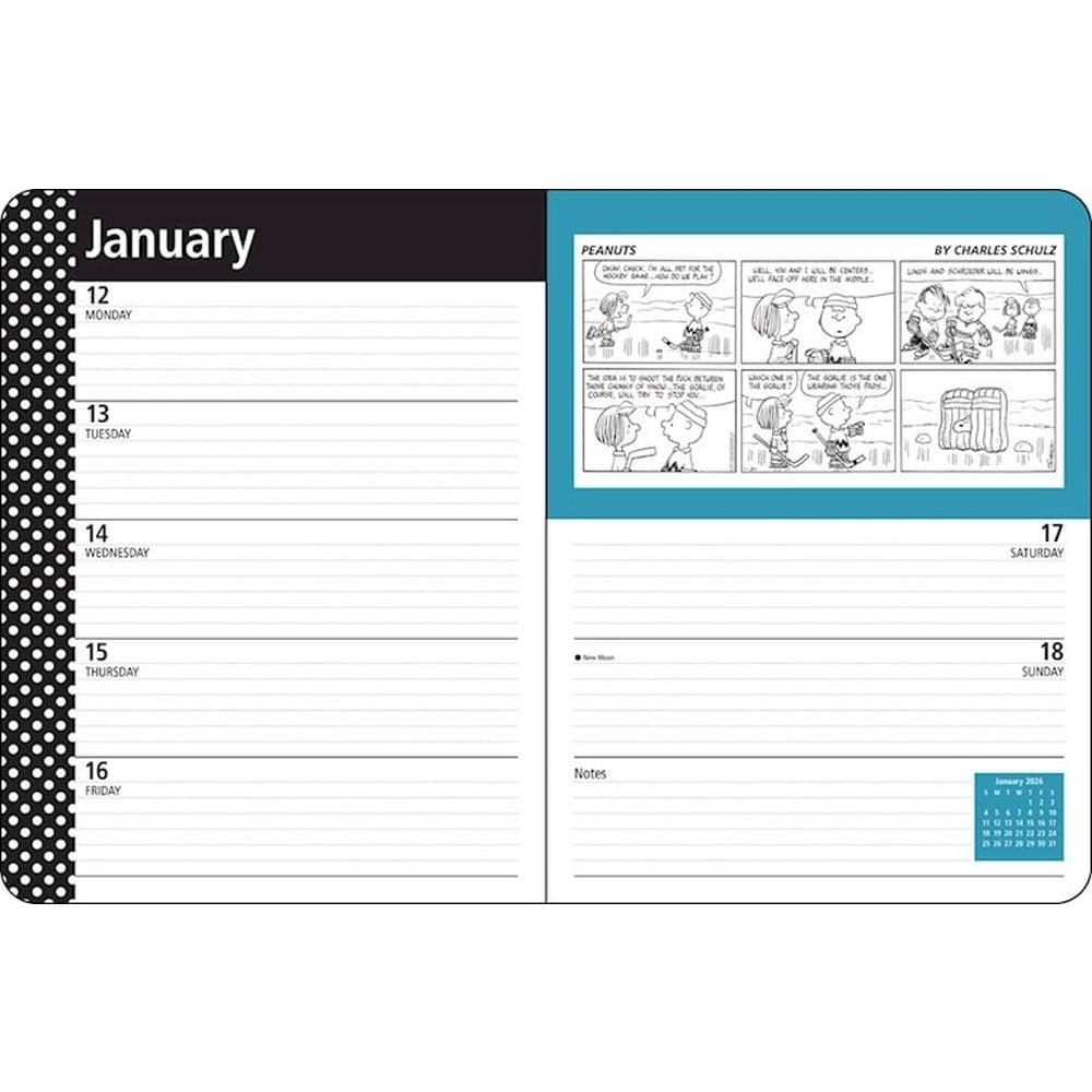 Peanuts 2026 Engagement Planner Third Alternate Image