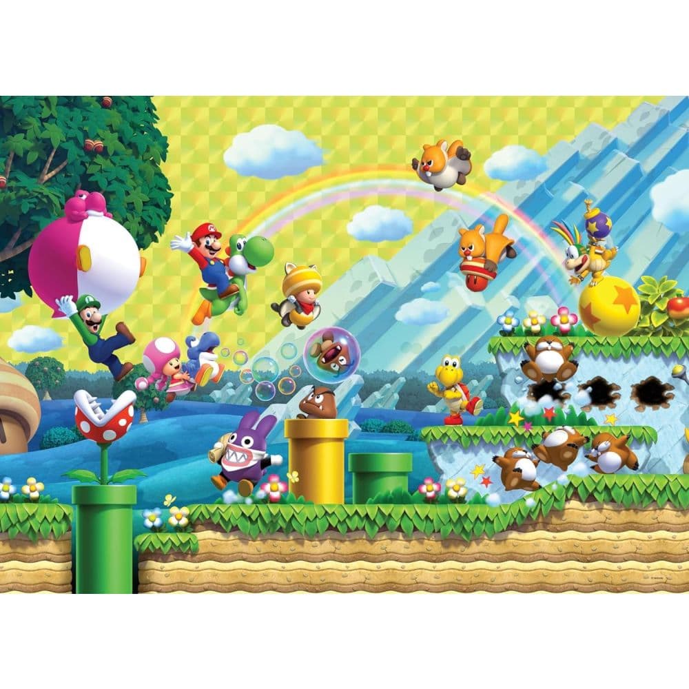 Super Mario Chaos Fun 1000 Piece Puzzle Fifth Alternate Image